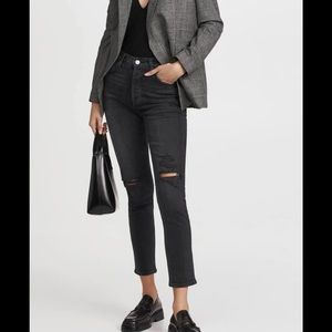 NWT Agolde Nico high rise distressed jeans